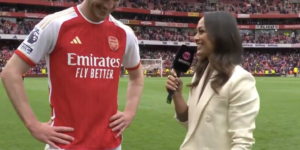 [VIDEO] Declan Rice Comes Up With A Special Message After The Win of Arsenal Against Bournemouth